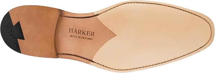 Barker McClean Men's Handmade Premium Calf Leather Goodyear Welted Oxford Dress Shoes with Full Leather Sole Zevon