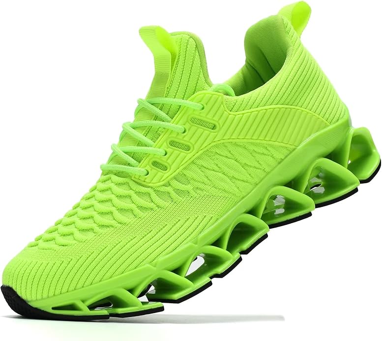 Wrezatro Women's Slip-On Walking & Running Shoes Blade Tennis Casual Fashion Sneakers Non-Slip Athletic Trainer Zevon