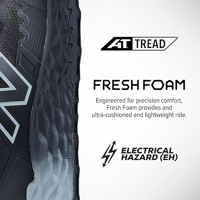 New Balance Men's Cremorne Fresh Foam Composite Toe Work Shoes Protective Safety Industrial Sneaker Zevon