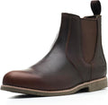 Men's Handmade Classic Genuine Cowhide Leather Chelsea Boots Casual Slip-On Fashion Ankle Boots Zevon